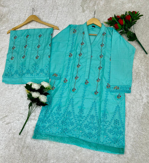 Embroidery Lawn Stitch 2 Piece suit